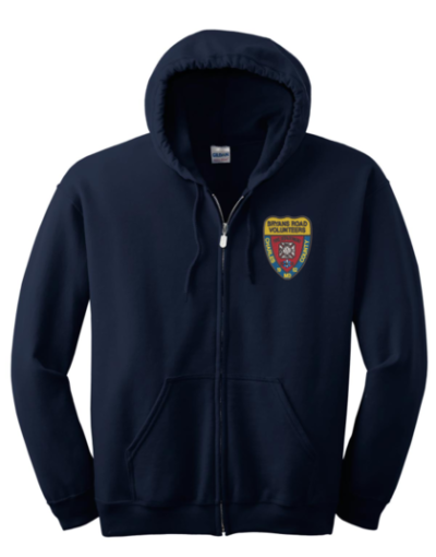 BRVFD - Hvy Blended full zip up hoodie